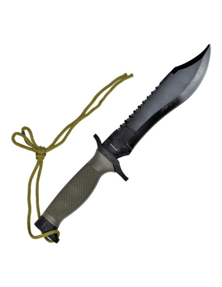 SCK tactical knife with rope (length...