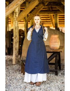 Gerlin model adjustable dress, blue color