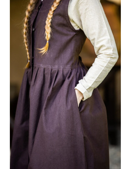 Arlette sleeveless medieval dress,...