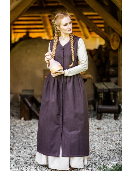 Arlette sleeveless medieval dress,...