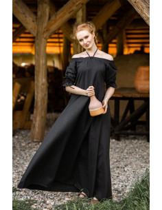Medieval dress model Melisande, black
