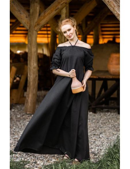 Medieval dress model Melisande, black
