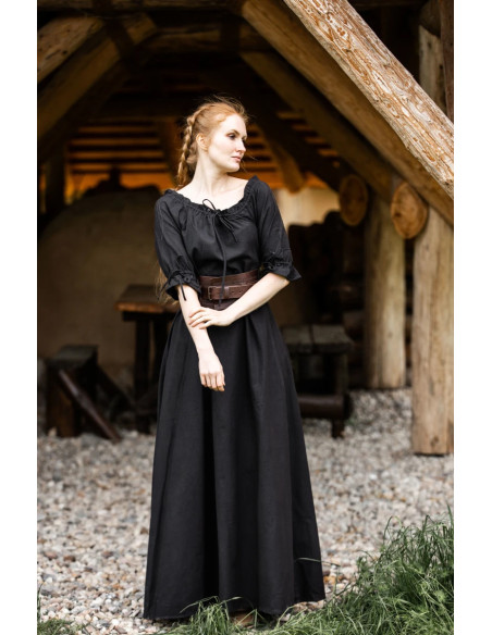 Medieval dress model Melisande, black