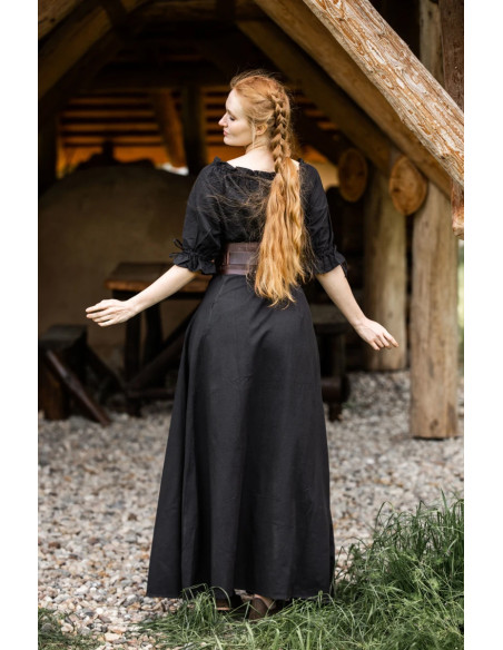 Medieval dress model Melisande, black