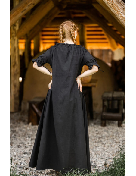 Medieval dress model Melisande, black
