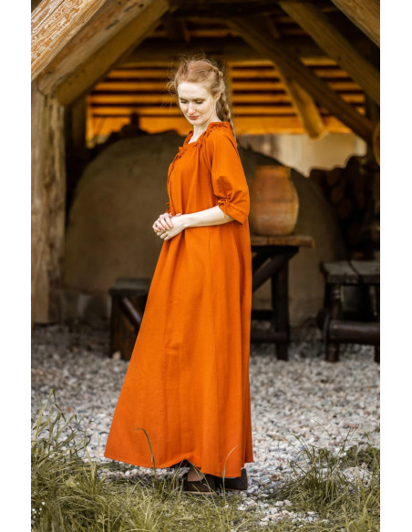Medieval dress model Melisande, rust...
