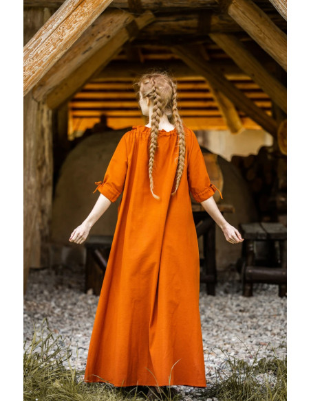 Medieval dress model Melisande, rust...