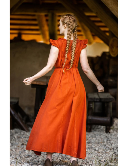 Long medieval dress model Clara, dark...