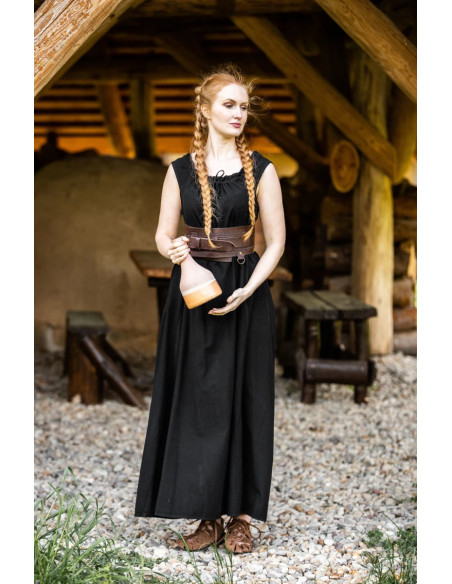 Long medieval dress model Ella, black...