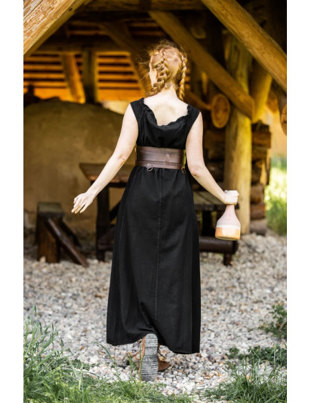 Long medieval dress model Ella, black...