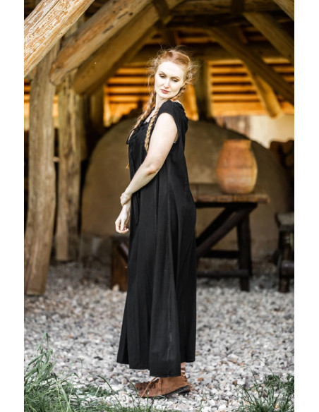 Long medieval dress model Ella, black...