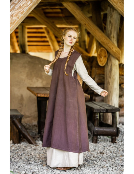 Medieval dress model Gerda, dark brown