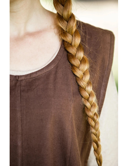 Medieval dress model Gerda, dark brown