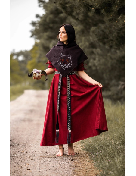 Gugel viking brown head wolf model... Gugel viking brown head wolf model...