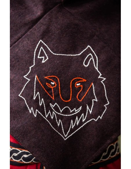 Gugel viking brown head wolf model... Gugel viking brown head wolf model...