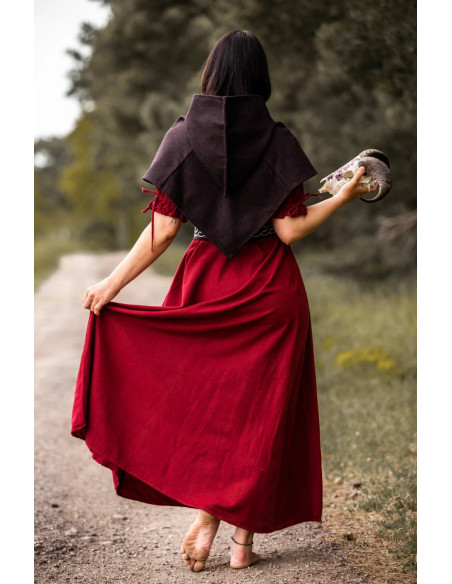 Gugel viking brown head wolf model... Gugel viking brown head wolf model...