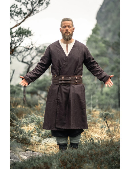 Open Viking tunic in wool, Balder...