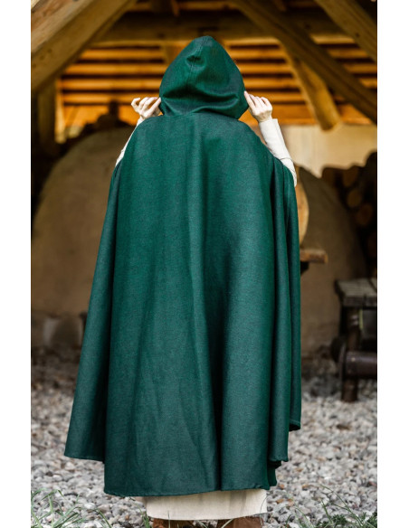 Classic medieval cloak Elinor green... Classic medieval cloak Elinor green...