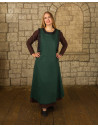 Medieval dress lady Juliana, dark green