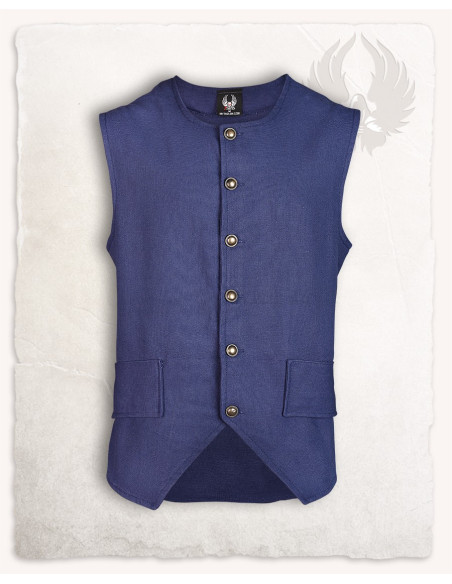 Fletcher pirate vest blue color