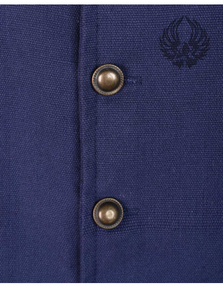 Fletcher pirate vest blue color