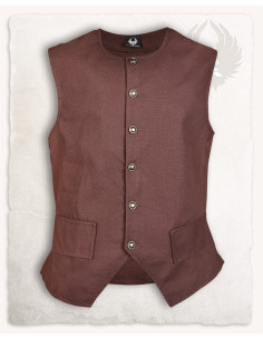 Brown Fletcher pirate vest