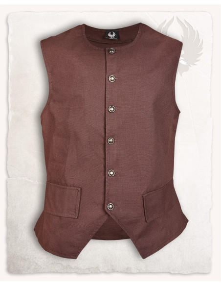 Brown Fletcher pirate vest
