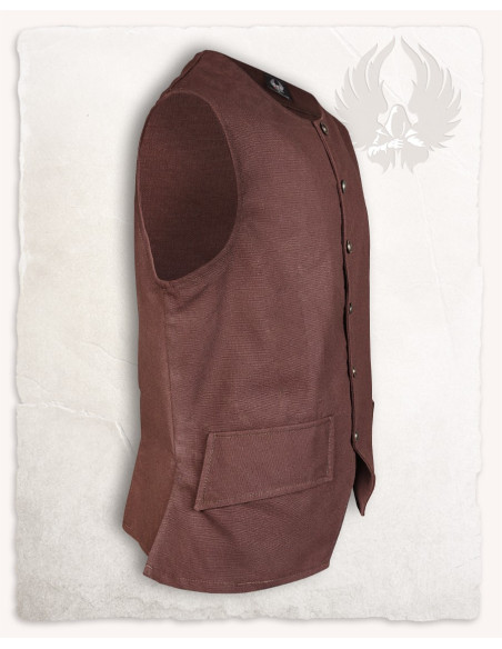 Brown Fletcher pirate vest