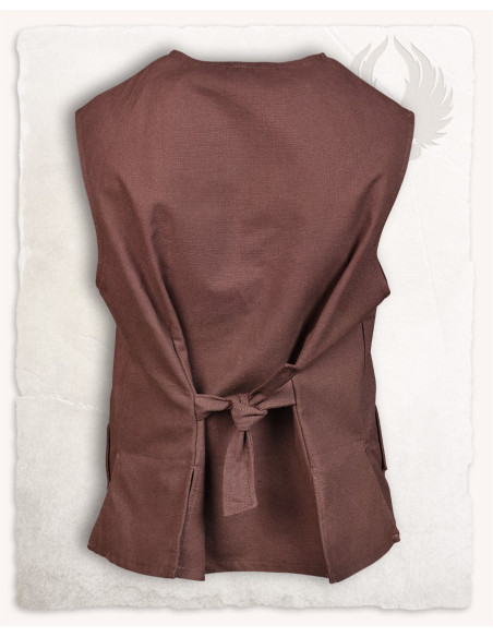 Brown Fletcher pirate vest