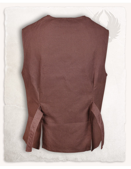 Brown Fletcher pirate vest