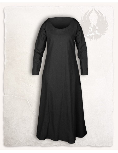 Medieval tunic for women in black...