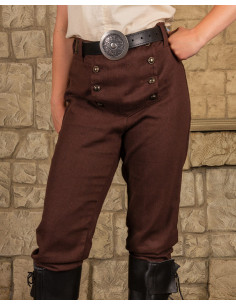 Medieval pants in brown color Pollard model 2