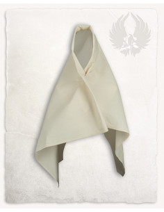 Peasant scarf model Emil, cream color 2