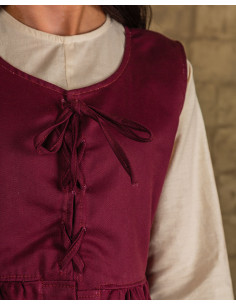 Clara Medieval Surcoat in Bordeaux 2