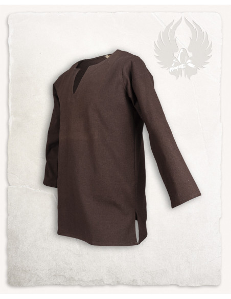 Viking tunic Tronde model, brown color