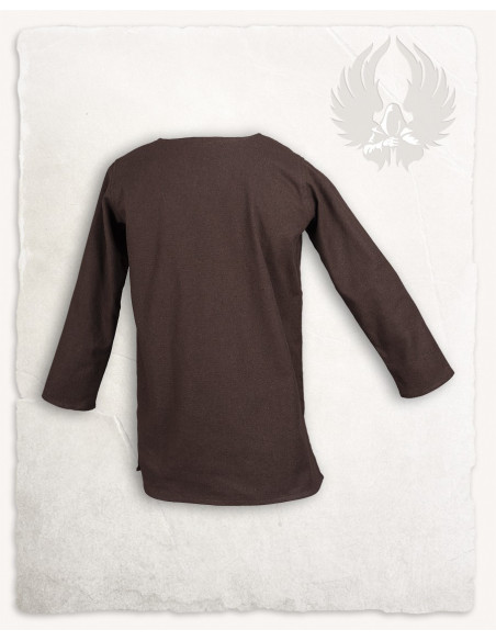 Viking tunic Tronde model, brown color