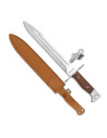 Bayonet type hunting and adventure knife (34.5 cm.)