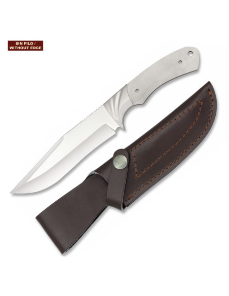 Hunting knife without edge, blade 14...