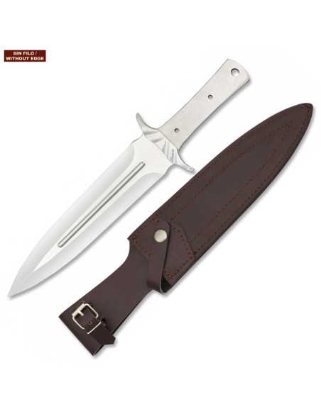Hunting knife without edge, blade...