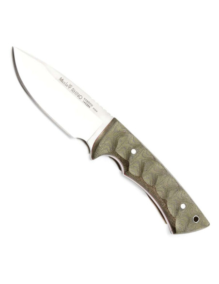 Muela Rhino green micarta knife