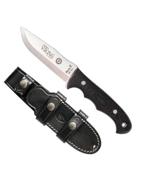 Muela Viking knife micarta leather...