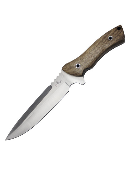 Zebrano handle hunting knife