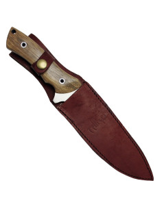 Zebrano handle hunting knife 2