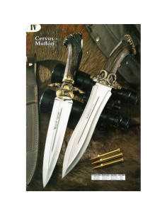 Cervus knife stag horn handle 2