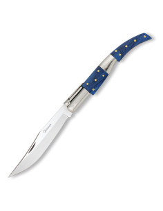 Arab pocket knife, ratchet type, blue stamina handle,...