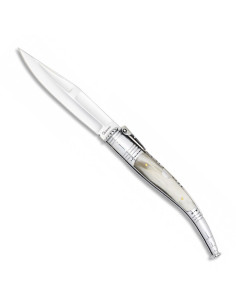 Bull horn ratchet serrano penknife