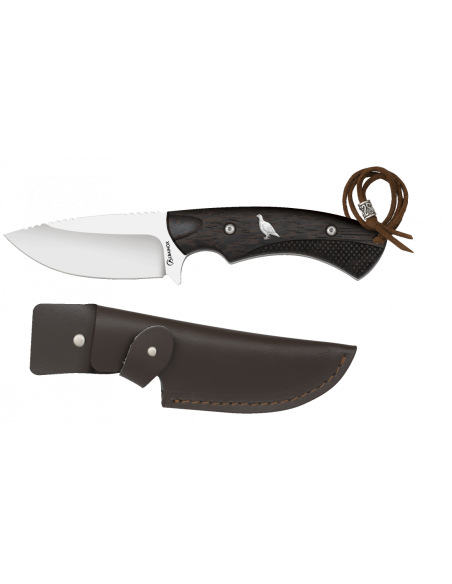 Partridge hunting knife with leather...