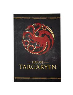 Game of Thrones House Targaryen notebook (15x21 cm.)