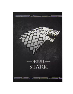 Game of Thrones House Stark notebook (15x21 cm.)