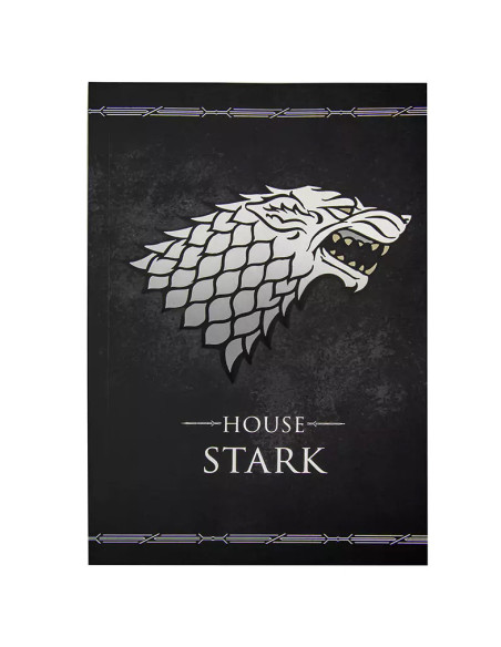 Game of Thrones House Stark notebook...